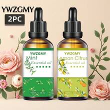 2 件 100ML 花香精油套装、扩散器、蜡烛、香薰石、加湿器、生日礼物、汽车扩散器、节日礼物、派对礼物、家居香薰油补充装