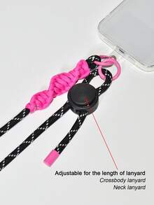 手机挂绳斜挎包背包肩带绳防摔耐用强烈对比色可调节创意任何手机壳适合女性送给母亲、家人、朋友、生日、节日的礼物手机挂饰、手机链