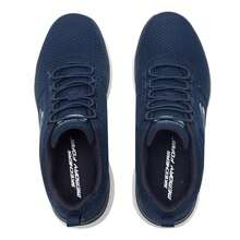 Skechers 男士休闲套脚运动鞋，EVA鞋底，轻便舒适，适合日常穿着和旅行，海军蓝 - 海軍藍色 - 查看 7