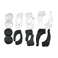 4/8/16 Peças Ganchos de Orelha Antiderrapantes de Silicone para Óculos, Apoios de Orelha Antiderrapantes - Transparente e Preto, Incluindo 1 Par de Cada Tamanho Grande, Médio e Pequeno, Redondo, Clipes de Orelha para Óculos, Suportes Antiderrapantes, Mangas de Ponta de Óculos, Suportes de Óculos, Adequados para Óculos, Óculos de Sol, Óculos para Esportes e Atividades ao Ar Livre, Fixadores de Óculos Confortáveis, Adequados para Óculos de Sol, Óculos, Óculos etc., Acessórios de Óculos, Presente do Dia dos Professores, Presente do Dia dos Pais