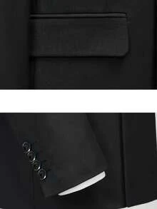 Men Suits Set Business Casual Blazer Pants Vest 3 Piece Wedding Groom Tuxedo Formal Office Outfit Slim Fit Classic Style Best Selling Men Suits For Wedding Groom Business Casual 3 Piece Set Slim Fit Blazer Pants Vest Formal Office Outfit Stylish Design Trajes Para Hombres Elegantes - màu đen - Xem 8