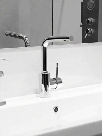 2/4/6/8pcs White Sink And Ceramic Top Sink Decorative Accessories, Sink Decorative Accessories With Flood Plug