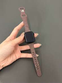 Pulseira esportiva de silicone compatível com Apple Watch de 42 mm, 44 mm, 45 mm, 46 mm e 49 mm, pulseira de substituição para relógio inteligente da moda para as séries Ultra2 Ultra SE2 SE 10, 9, 8, 7, 6, 5, 4, 3, 2, 1, para homens e mulheres