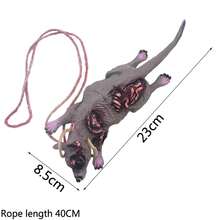 1-12pcs Halloween Horror Hand Foot Dead Mouse Props Cosplay Wild Man Bone Decor Performance Party Plastic Prehistoric Caveman Bone Halloween Garden Bar Haunted House Decoration - Multicolor - View 14