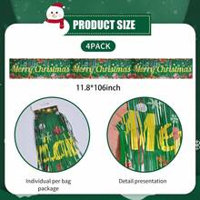 1/2/4pcs,Merry Christmas Banner, Xmas Decorations Paper Banner For Fireplace/Wall/Window, Christmas Home Office Decor Banners, Christmas Party Banner For Holiday Decoration Home Decor Christmas Decorations Room Decor