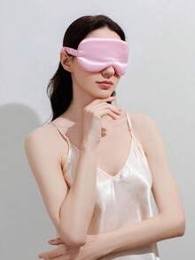 1 Peça Máscara de Dormir de Seda Artificial Dupla Face, Respirável, Embalagem de Presente Multicolorida, Máscara de Dormir para Cochilar, Dormir