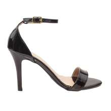 High Heel Western Wedding Style PU Leather Buckle Party Summer - 黑色 - 查看 3