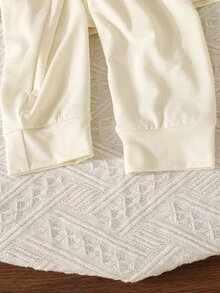 Conjunto de 6 piezas de ropa para bebé, ropa exterior minimalista suave y cómoda, top de manga larga con cuello redondo con estampado de dinosaurio + pantalones, ropa de invierno para niños