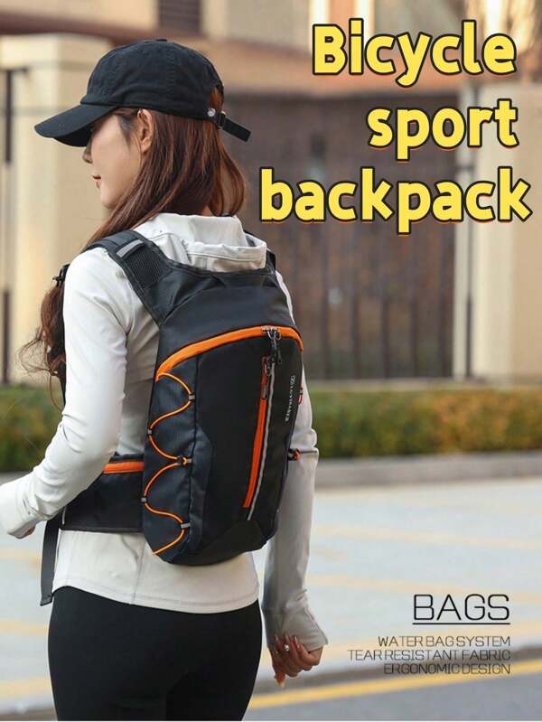 1pc Summer New Style Backpack - Women's And Men's Travel Bag, Sports Bag, Running Bag, Mountaineering Bag, Multi-Functional Practical Backpack, Luggage Bag.The Large-Capacity Casual And Fashionable Black Backpack