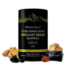 Pure Himalayan Shilajit Gummies Gold 60 Gummies Shilajit Suplemento Nutritivo Pura Energía Natural Mejor Vitalidad Antioxidante Salud - Otros - Ver 3