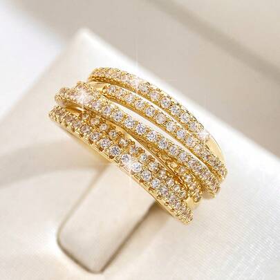 1 pièce Bague vintage à double incrustation de zircone en forme de losange, en argent sterling 925, cadeau de bijoux exquis pour les femmes pour la Saint-Valentin