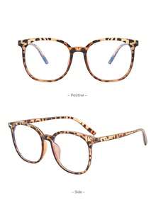 1 Piece Round Retro Leopard Color Ladies Glasses,Blue Light Glasses,Glasses,Eyeglasses Women,Fake Glasses,Blue Light Glasses Women,Clear Glasses,Phone Accessories,PC Material Lightweight And Comfortable,Y2K Style,Back To School,Suitable For Daily Leisure Wear,Office Commuting,Mobile Phone,Computer,Gaming.