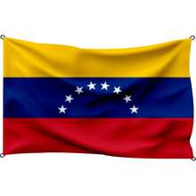 Bandeira Decorativa - Venezuela - Multicolorido - Visão 2