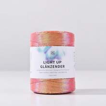 1mm Iridescent Metallic Thread - 550m/1804.46ft Spool, Suitable For DIY Crochet, Lace And Home Decor | Options: Burgundy, Pink, Yellow, Bags, Christmas Decorations, Yarn - Multicolor - View 13