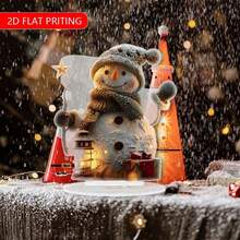 1 szt. akrylowa dekoracja świąteczna w kształcie bałwana - 7,09 x 6,3 cala - płaska dekoracja na biurko, świąteczna dekoracja w kształcie bałwana, odpowiednia do domu, biura, ogrodu, patio, do użytku wewnątrz i na zewnątrz - nie wymaga zasilania - prezent na przyjęcie świąteczne, prezent na przyjęcie urodzinowe, idealny prezent dla przyjaciół