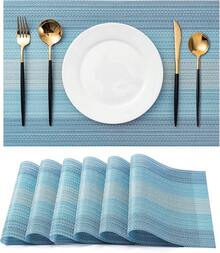 Washable Vinyl Placemats Set Of 4 For Indoor/Outdoor Use - D-ocean Geode - View 12