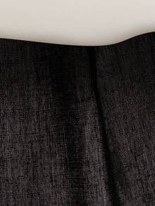 Vestido de princesa preto com estampa de abóbora e decote halter para bebês, ideal para festas de fim de ano. - Preto - Ver 9