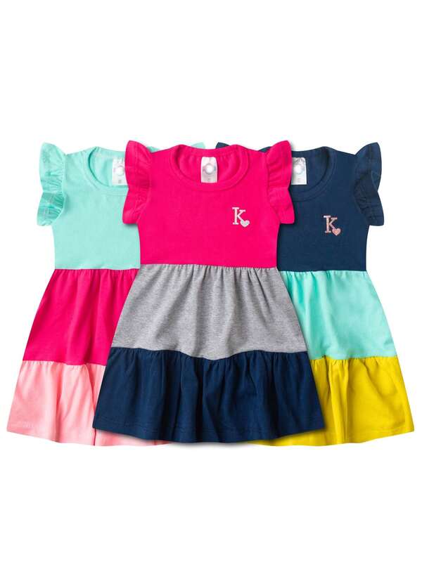 Vestido 3 Marias Infantil Menina Primavera e Verão Juvenil - Tamanho P ao 16 Feminino Três Maria Cor Sortida