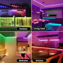 10m RGB Neon Light Strip, 5V IP65 Waterproof LED Neon Lights, Suitable For Halloween, Christmas And Other Holidays Or Daily Home Neon Light Decoration Lighting - Multicolor - View 7