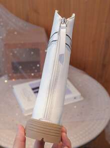 New Fashion Children's Mid-Calf Boots, Girls' Pure White Simple & Elegant Campus Boots, Comfortable Soft Lining, Thickened Soles For Added Height, Suitable For Daily Outings, Gatherings And More, Fit For Autumn/Winter Season