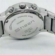 Đồng hồ nữ Casio Sheen Quartz mặt ngọc trai dây thép SHN-5001SP-7A - trắng - Xem 5