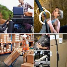 2 szt. Lina napinająca do samochodu, mocny pas z grzechotką, pasek mocujący do bagażu samochodowego, do ciężarówki, motocykla, roweru, łodzi