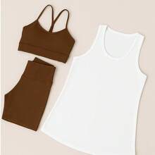 3-Piece Kit, Top + Shorts + Dryfit Tank Top, Workout, Gym, Fitness, Tank Top, ONE SIZE - 所有帆船賽都是獨一無二的 - 查看 3