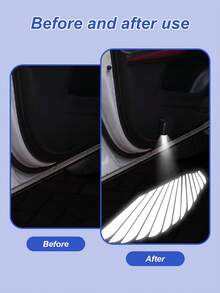 2 piezas/4 piezas Luces de ambiente para coche con forma de alas de ángel, deja que tu coche tenga alas, múltiples patrones disponibles (no limitado a alas de ángel), lámpara de proyección para puerta enchufable y lista para usar, luz de sensor inteligente con círculo mágico de alas de ángel, sin necesidad de cableado para encender las luces de bienvenida, luz de proyección para puerta con patrón de fibra de carbono magnética, lámpara de piso con logotipo (baterías no incluidas), regalo perfecto para novio, padre, amigos, regalo del Día de San Valentín - Multicolor - Ver 7