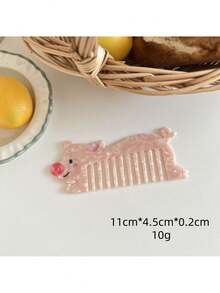 1pc梳子新款小众设计水果美发梳趣味冰淇淋汉堡醋酸梳可爱配色女士头梳秋冬发饰女士发饰适合日常使用、居家、学校、海边、度假、工作、通勤、派对、节日、生日礼物、返校季、百搭外出女孩、居家美容女士配饰礼物、美发套装、理发店美容旅行必备品、美发工具 - 彩色 - 查看 16