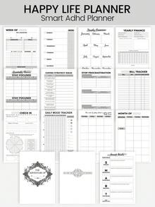 1 pezzo Pianificatore mensile e settimanale per 2026-2027, Pianificatore mensile semplice formato A5 con priorità, checklist e note, ideale per concentrazione e produttività, accessori per scrivania, ritorno a scuola - nero - Visualizzare 6