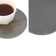 kit 6 Descansos Panela em Silicone Protetor Resistente - Multicolorido - Visão 5