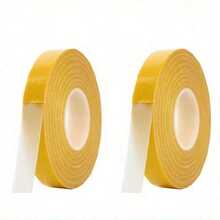 3pcs   Waterproof Reusable Adhesive Tape | Repeatedly Paste Without Waste, Waterproof Features Suitable For Multiple Scenarios, Easy To Use For Fixing Items - Yellow - View 3