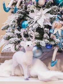 1pc New Year Christmas Snow Blanket, Artificial Snow Roll - For Winter Decoration, Christmas Tree Decoration Accessories, Rustic Crafts, Snowballs, And Photo Backdrop Props - Christmas Ornaments.