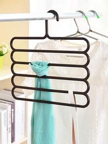 1/3 piezas Organizador de armario multifuncional antideslizante de 5 niveles, perchero de corbatas, perchero de bufandas, perchero de accesorios para el cabello, herramienta de almacenamiento doméstico práctica, ahorro de espacio, ordenado y limpio - Multicolor - Ver 3