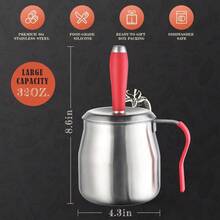 32 OUNCE Basting Pot With Replaceable BrushesGrilling Gifts For MenDadStainl Steel 304 Barbecue Sauce Holder Brush SetAirtight Melting Pot BBQ Sauce Container For Outdoor GrillButter Melting