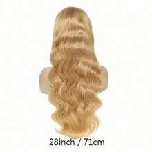 Honey Blonde Lace Front Wig Human Hair 13X6 HD Body Wave Lace Front Wigs Human Hair Pre Plucked With Baby Hair Blonde Lace Front Wigs Human Hair - 金色 - 查看 4