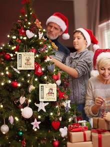 6pcs/Set Christmas Gift Wallet, Perfect For Christmas Party Celebration, Party Favors And Decorations, Cash Blessing Ornaments, Home Decor Hanging Accessories, Christmas Tree Ornaments, Holiday Gifts For Her (Pattern And Color Random)