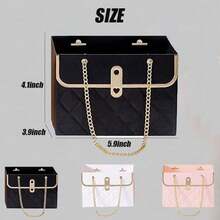 2026 Nouvelles boîtes cadeaux florales, boîtes enveloppes pliantes pour bouquets, boîtes cadeaux pour la Fête des Enseignants, boîtes d'emballage pour fleurs fraîches, boîtes pour compositions florales, boîtes pour compositions florales de la Saint-Valentin, paniers décoratifs pour fleurs de boutique, boîtes cadeaux, boîtes d'emballage pour fleurs fraîches, boîtes pour bouquets (plusieurs couleurs disponibles) - Noir - Voir 5