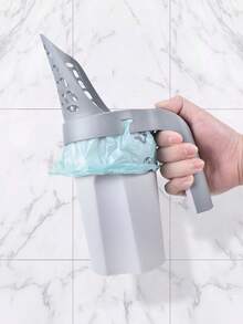 Allt-i-ett plastsängskinn för katt, med bärbart handtag och soppåse, inklusive 4 rullar doftande soppåsar - Multifärgad - Visa 5