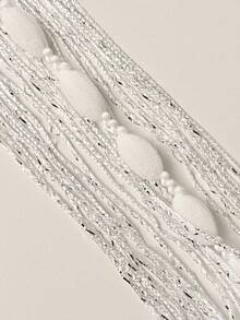 1 件闪亮的金属丝流苏窗帘，闪闪发光的银线流苏门帘，闪亮的流苏挂饰，适用于家居装饰，采用线性隔断设计，优雅的婚礼背景，柔软的垂坠感，房间和家居装饰，易于安装 | 秋季装饰，房间装饰 - 彩色 - 查看 8