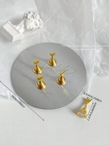 美甲装饰品，跨境热销圆形、方形、多边形金属磁性底座美甲展示架，指甲油架，韩式美甲用品，摄影道具，DIY配件