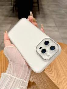 Estuche protector de lente con cristales de lujo compatible con iPhone 16 Pro Max, funda suave transparente de TPU a prueba de golpes compatible con iPhone 14/13/11/16 Pro/16 Plus - Multicolor - Ver 16