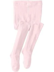 Socks - Medias de algodón orgánico sin costuras para niñas - Rosa - Ver 4