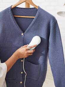 織物剃毛器，衣物除螨工具，3刀片電動毛球器，適用於衣物去毛球、沙發、家具、絮球、毛皮等，USB插頭型