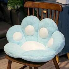 1pc Large Thickened Bear Paw Seat Cushion, Integrated Chair Bedroom Sofa Foot Cushion With Waist Support Backrest Chair Cushion Chair Pillow Cushions Office Chair Gaming Chair
