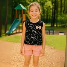 Kit com 3 Conjuntos Aleatórios Infantil Pipa para Meninas Moda Verão - Multicolorido - Visão 5