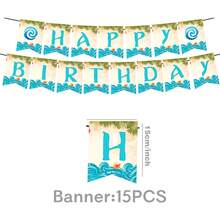 10 قطع صينية ورقية هاواي، إمدادات حفلة تيكي ، صحن ورقي تصريف استوائي لحفلات الصيف والشواطئ ، إمدادات زينة أعياد الميلاد الأستوائية بطراز الهاواي