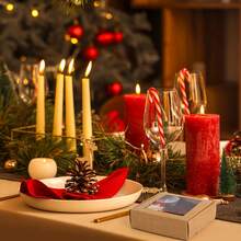 Christmas Wooden Candle Holder Bulk, Snowflake Candle Holder Tabletop Centerpiece, Church Candle Holder, Christmas Candle Gift, Home Decor, Wedding Decor, Party Favor (Dark Color)