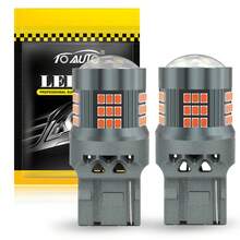 TOAUTO 2 件 1156 BA15S P21W 1157 BAY15D P21/5W LED 灯泡 1156 BAU15S PY21W 7440 7443 W21W LED 灯泡汽车转向信号灯泡 12V 黄红白 - 彩色 - 查看 13