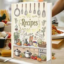 Blank Recipe Book To Write In Your Own Recipes - Aesthetic Recipe Notebook With Premium Cover - Beautiful Blank Cookbook Organizer For Handwritten Recipes - Recipe Books Journal